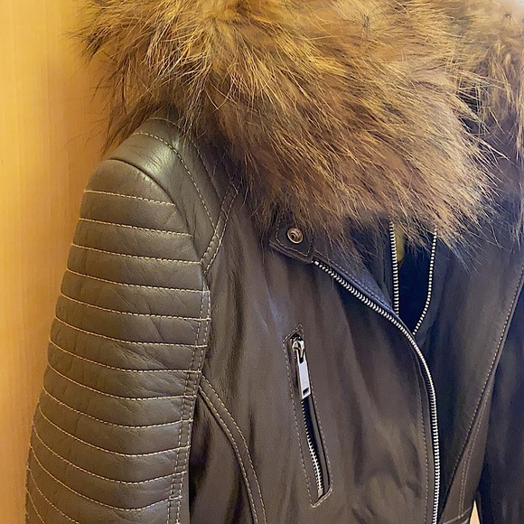 intuition paris leather jacket